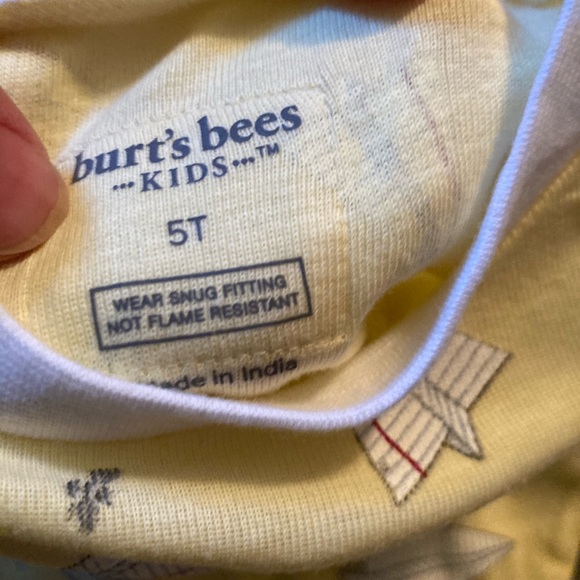 Burts Bees PJs 5T NWT - Picture 3 of 11